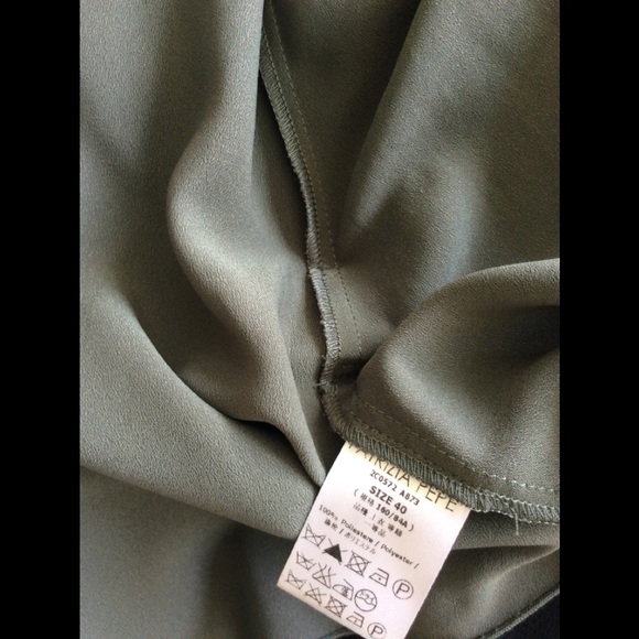 One shoulder ruffle green top - Picture 8 of 8